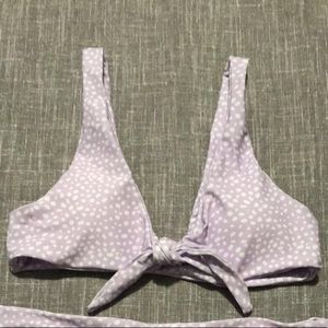 Shein Lilac Dalmatian bathing suit set. BRAND NEW